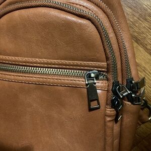 Leather Crossbody One strap bag